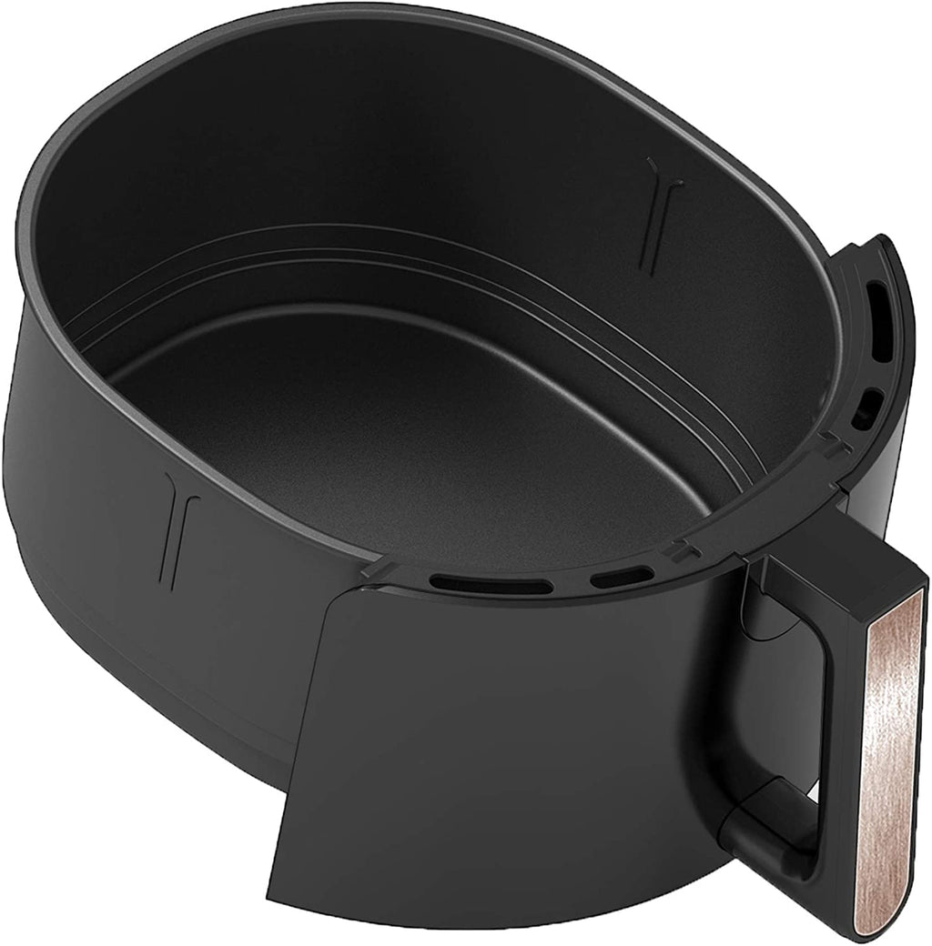 USA GW22955 7-Quart Electric Air Fryer with Dehydrator & 3 Stackable Racks, Digital Touchscreen with 8 Functions + Recipes, 7.0-Qt, Black/Copper