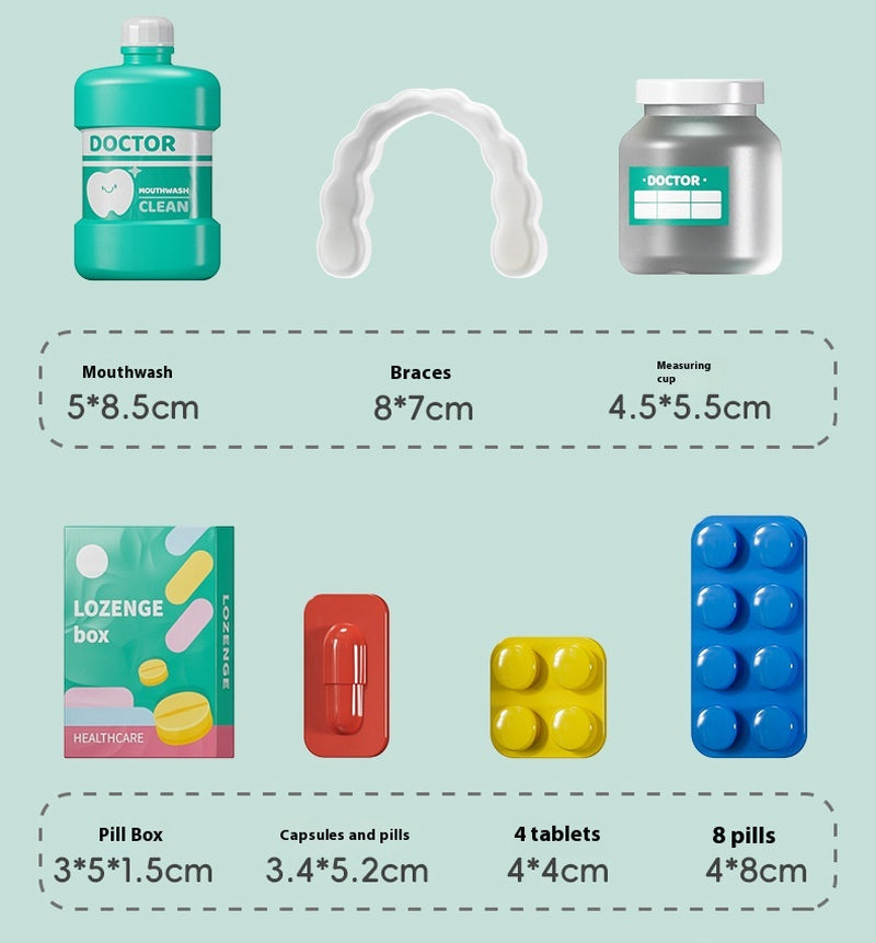 Doctor Toys Suit Medical Children Play House Baby Tools