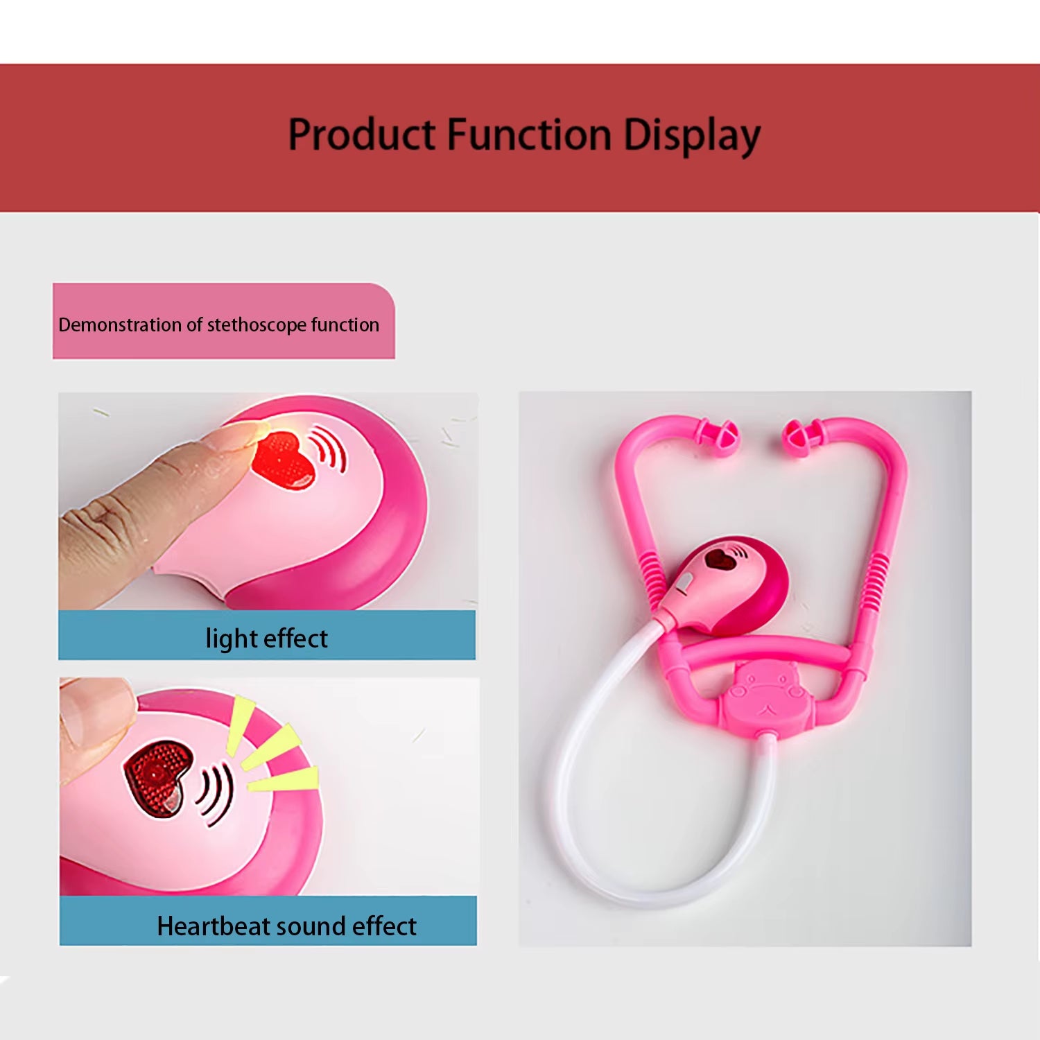 Children'S Doctor Toy Set, Toolbox, Medical Play, Neglecting Injections, Stethoscope, Etc., Medical Tool Toys