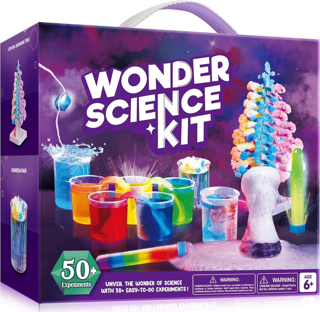 Science Kits for Kids Age 8-12 STEM Educational Toys 50+ Chemistry Experiments Learning Resources