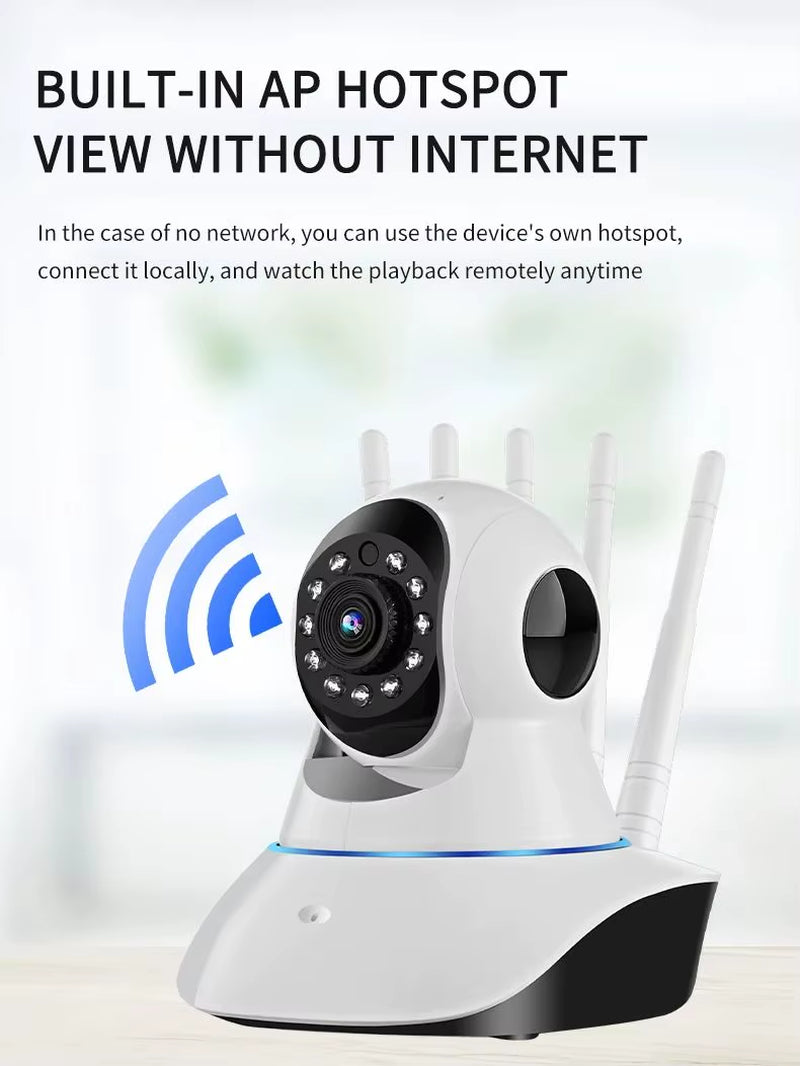 5Tianxian 2.4G WIFI IP Camera Smart Home Two Way Audio Pan Tilt 1080P Wireless Security Surveillance Indoor CCTV Camera Baby Mon