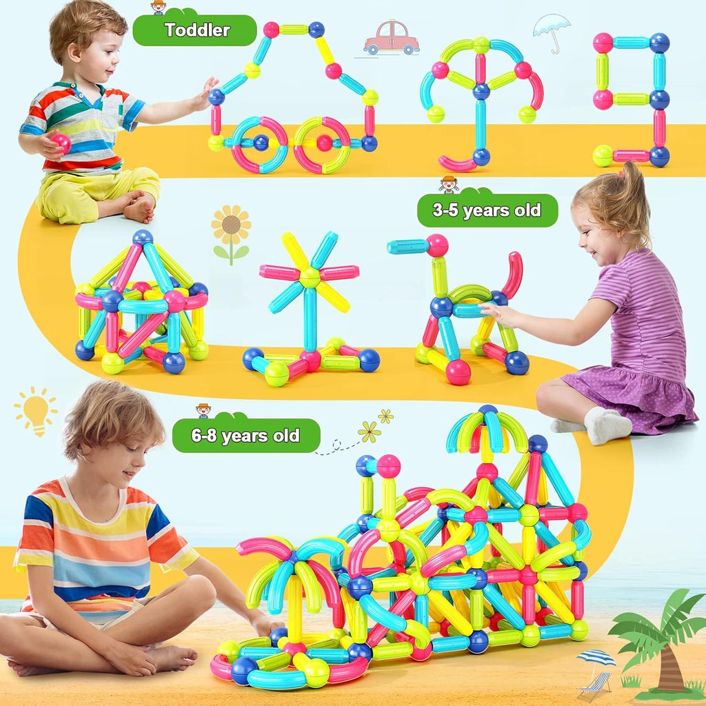 Magnet Toys for 3 Year Old Boys & Girls, Montessori Toys for Toddlers Kids, Magn
