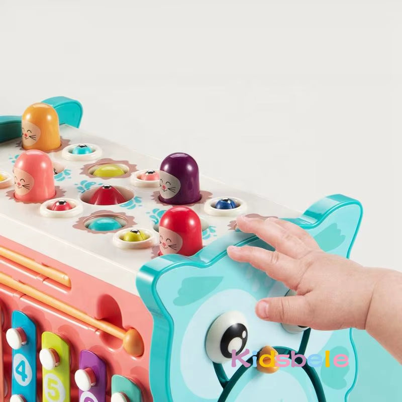 Hammering Toys Montessori 8 in 1 Fishing Games Fine Motor Skill Toddler Activities Baby Early Learning Educational Toy