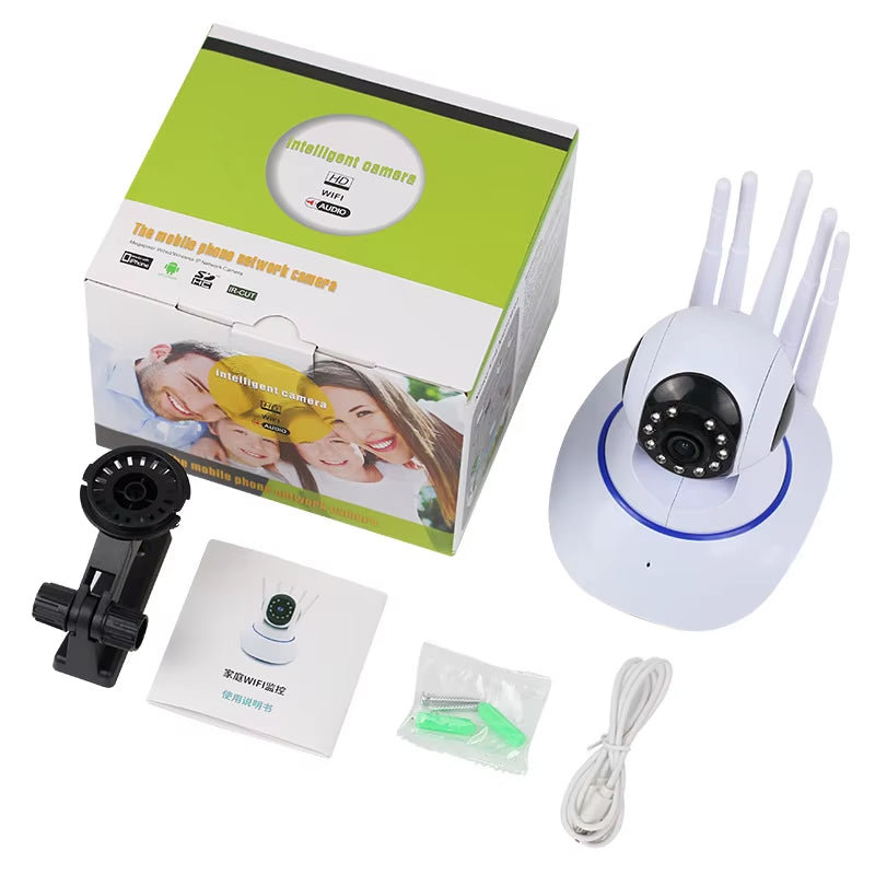 5Tianxian 2.4G WIFI IP Camera Smart Home Two Way Audio Pan Tilt 1080P Wireless Security Surveillance Indoor CCTV Camera Baby Mon