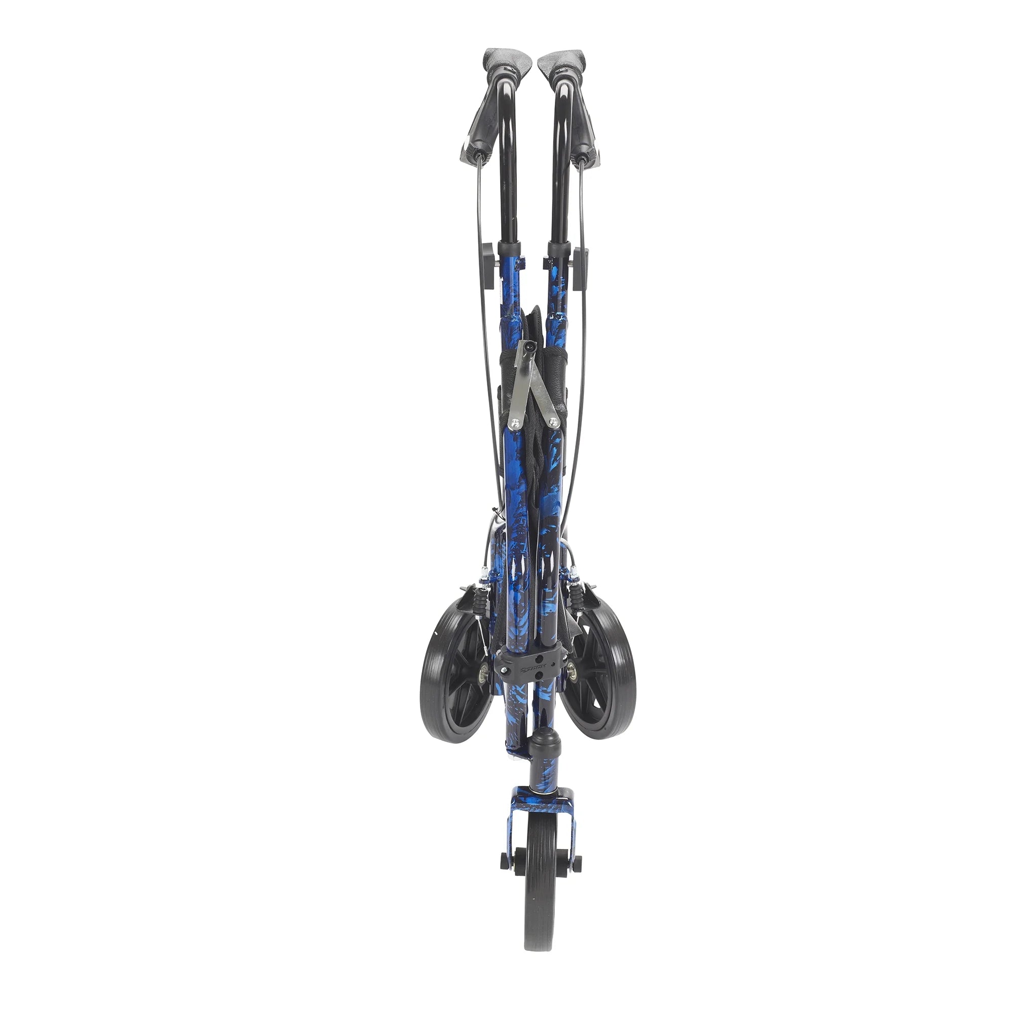 Deluxe Rollator Adjustable Height / Folding Aluminum 300 Lbs. 31 to 38 Inch Handle Height 10289BL