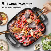 Electric Frying Pan with Lid