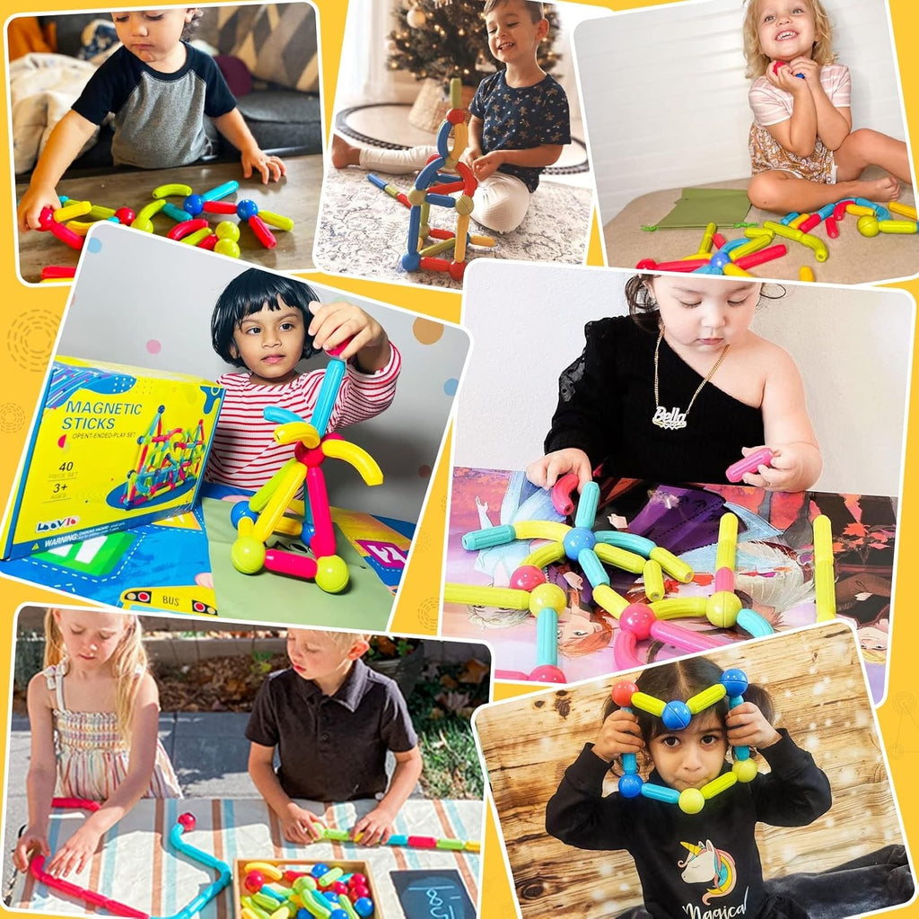 Magnet Toys for 3 Year Old Boys & Girls, Montessori Toys for Toddlers Kids, Magn