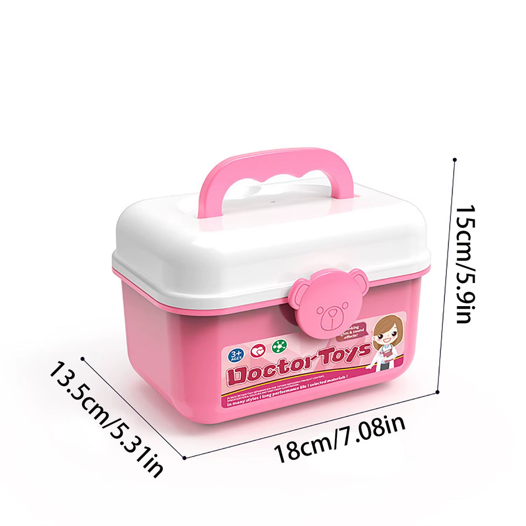 Children'S Doctor Toy Set, Toolbox, Medical Play, Neglecting Injections, Stethoscope, Etc., Medical Tool Toys