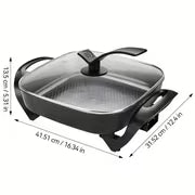 Electric Frying Pan with Lid