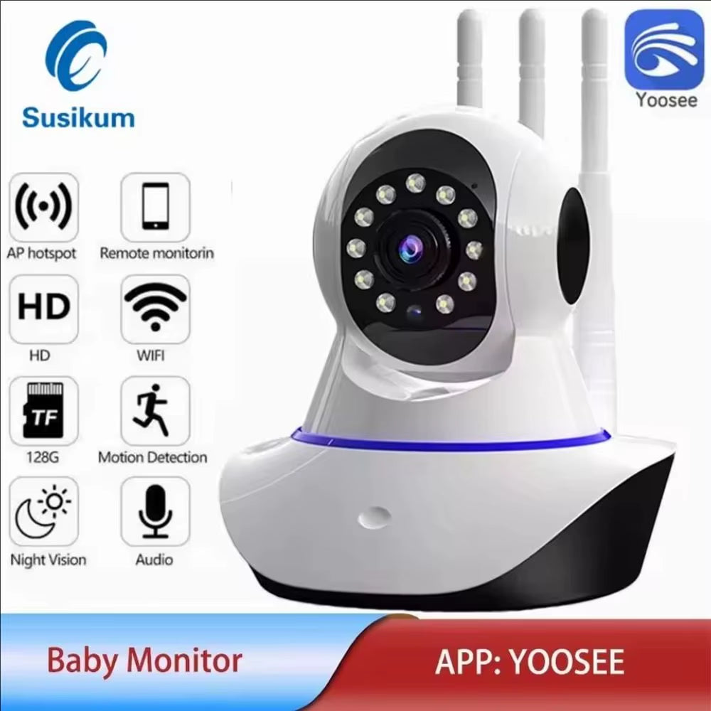 5Tianxian 2.4G WIFI IP Camera Smart Home Two Way Audio Pan Tilt 1080P Wireless Security Surveillance Indoor CCTV Camera Baby Mon