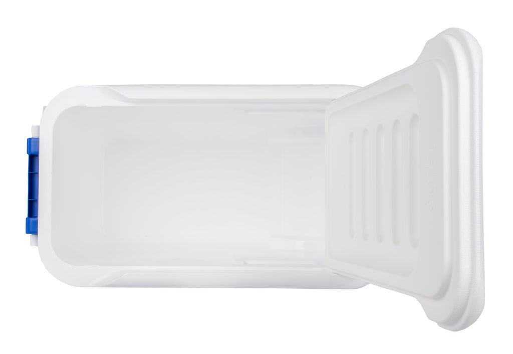 38 QT Wheelie Cool Hard Sided Cooler with Wheels, Blue