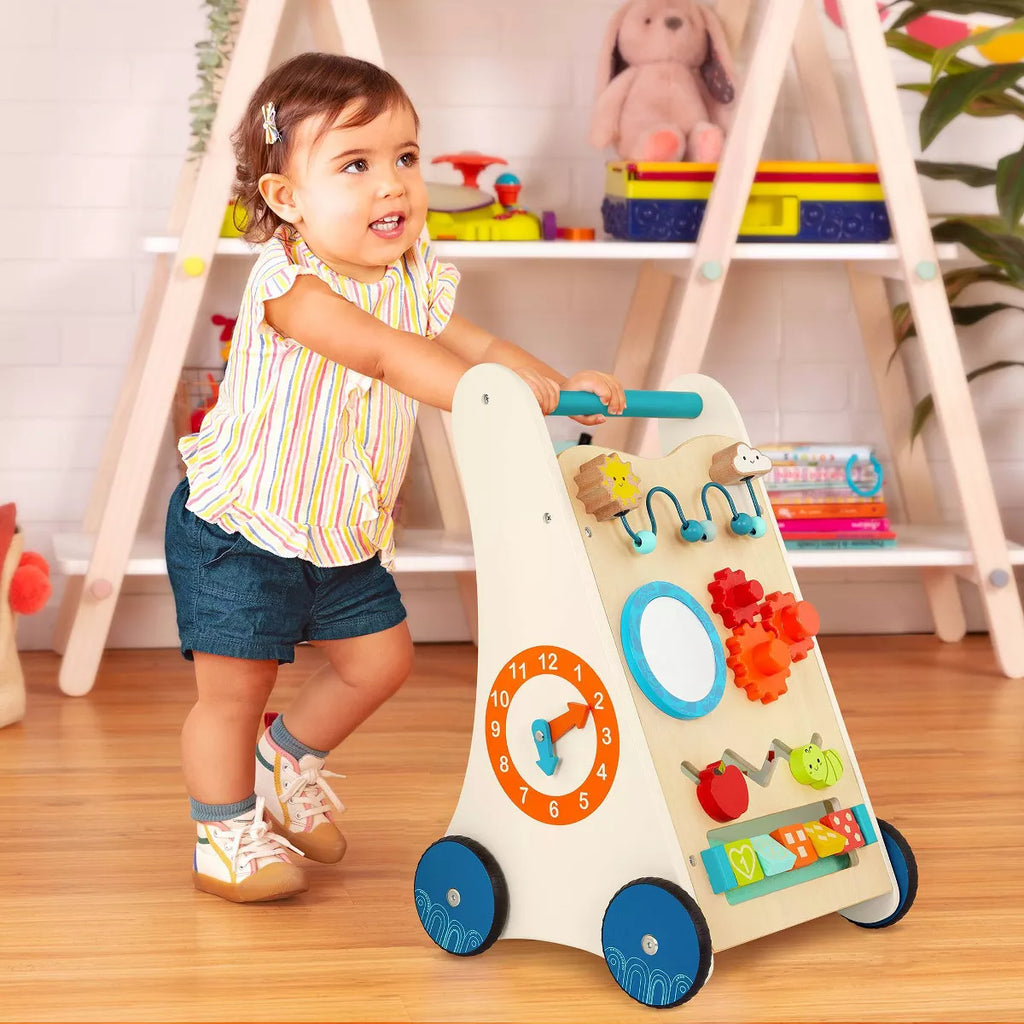 B. Toys Wooden Activity Walker - Little Learning Steps