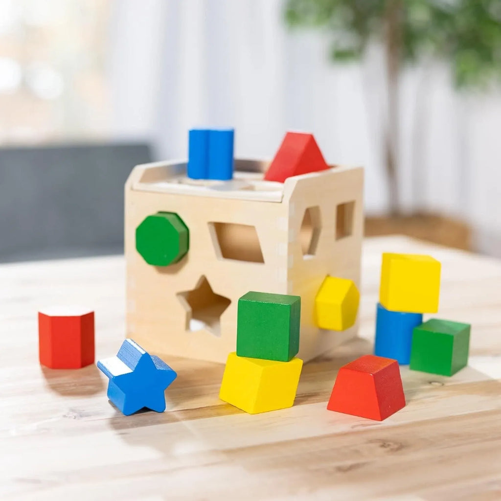 Shapes puzzle wooden educational toy