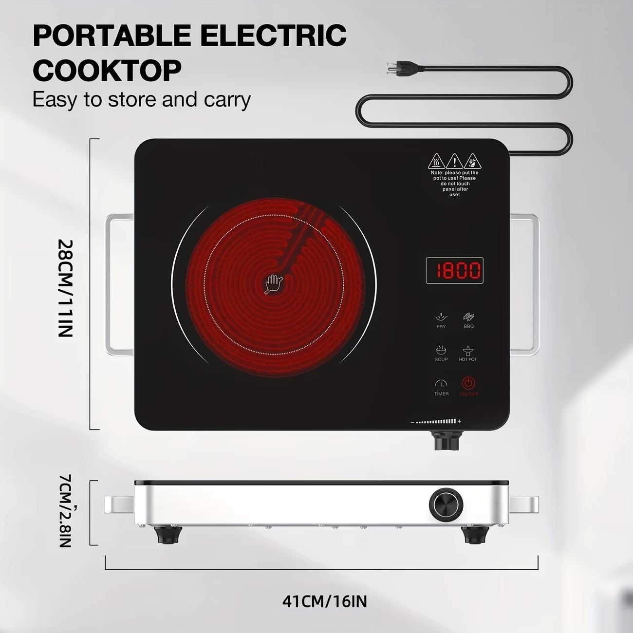 Electric Digital Portable Stove