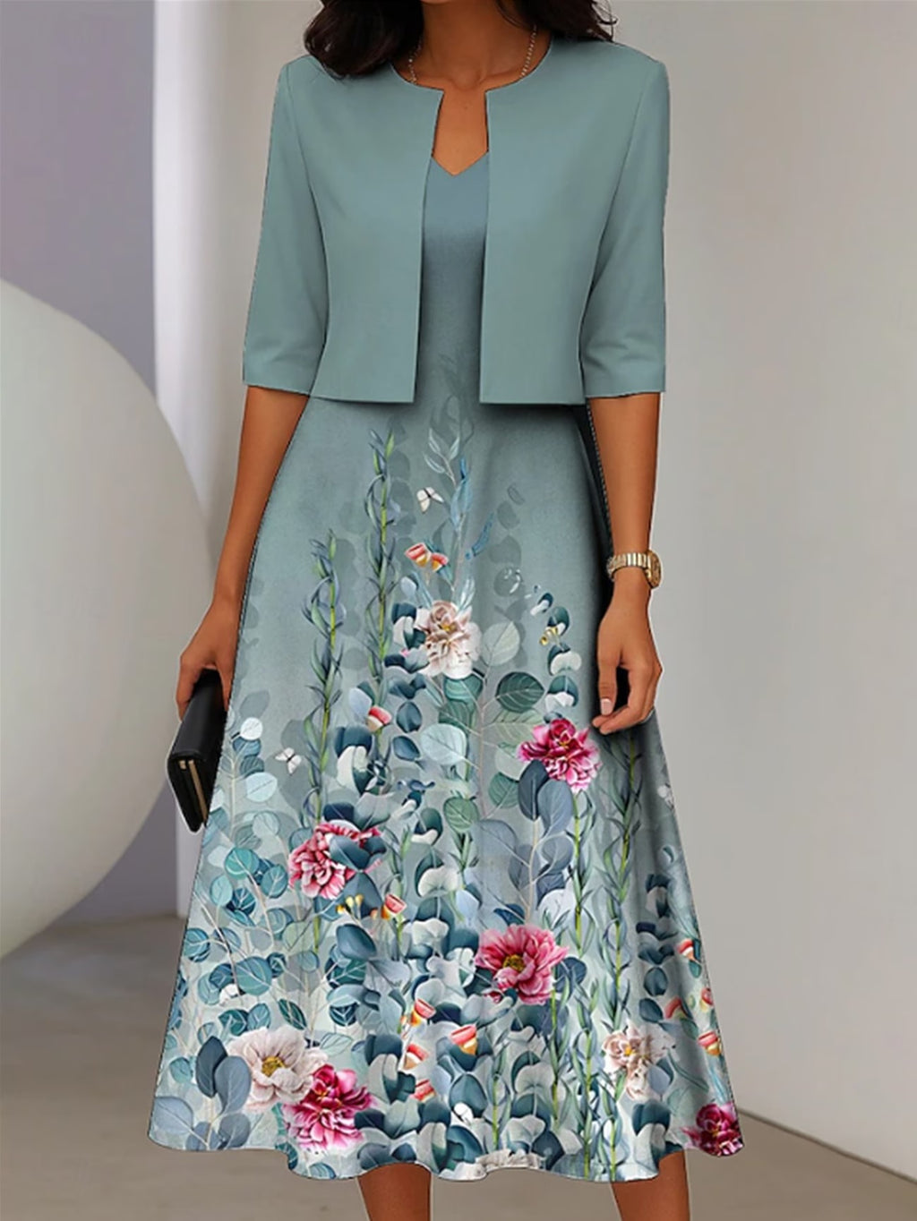 Emerald Elegant Floral