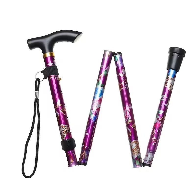 Foldable Walking Stick Aluminum Alloy