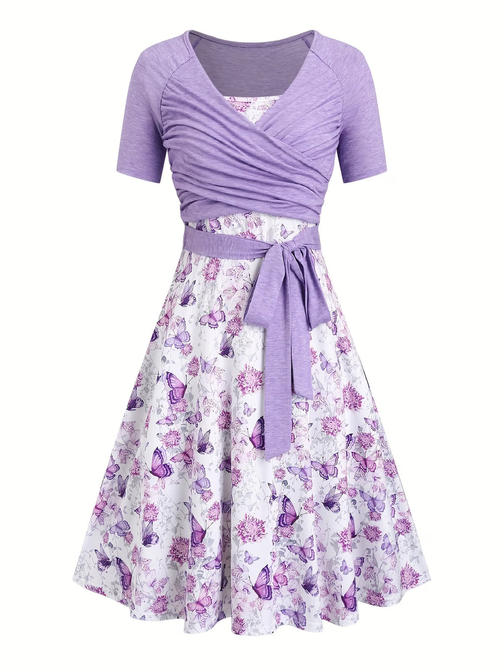 Printed A-Line Resort Vest Dress