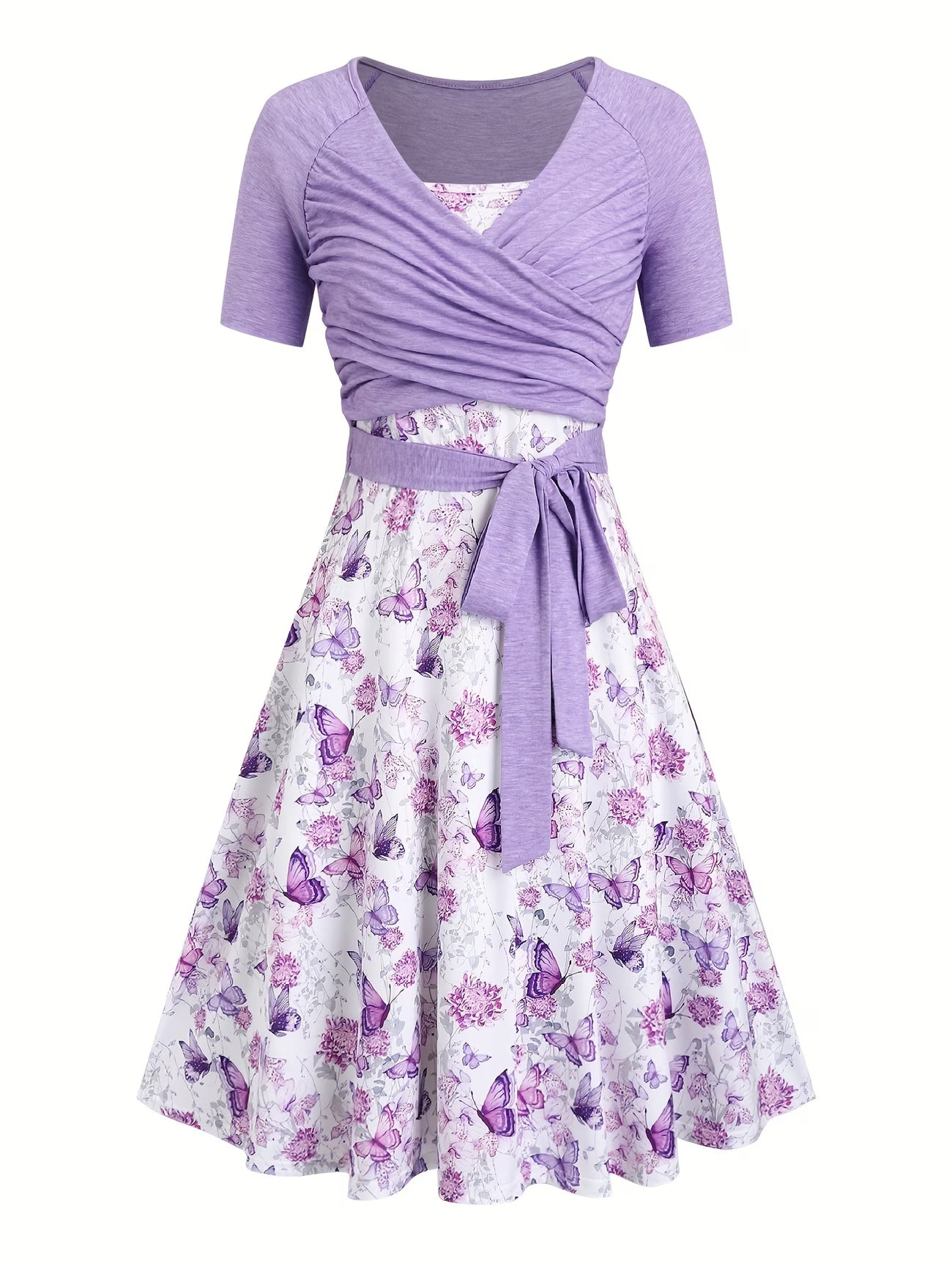 Printed A-Line Resort Vest Dress