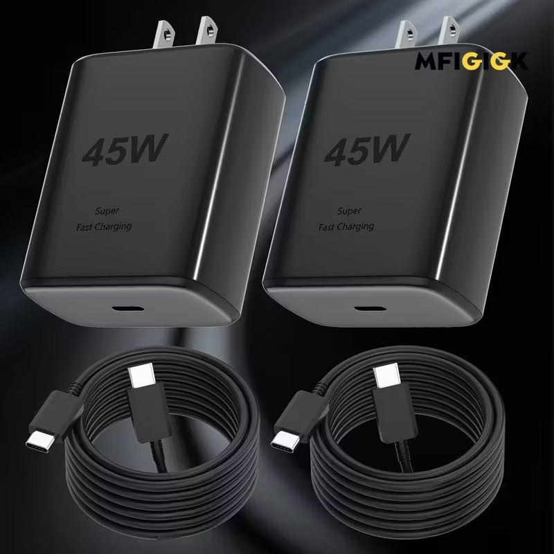 Super Fast Type-C Wall Charger with Type-C Cable