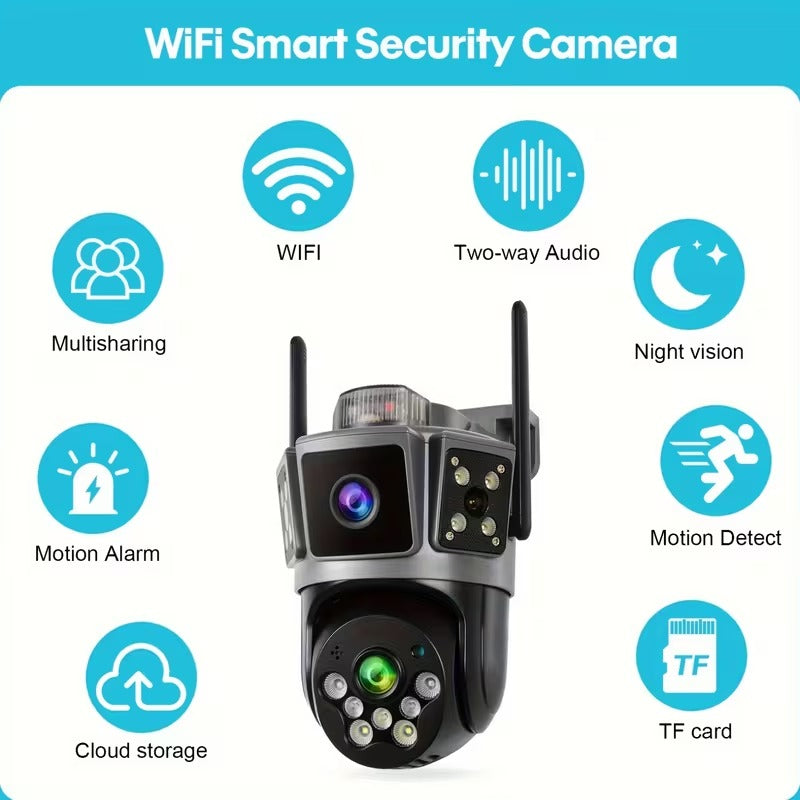 Security Camera-Wifi and  Dual-Lens