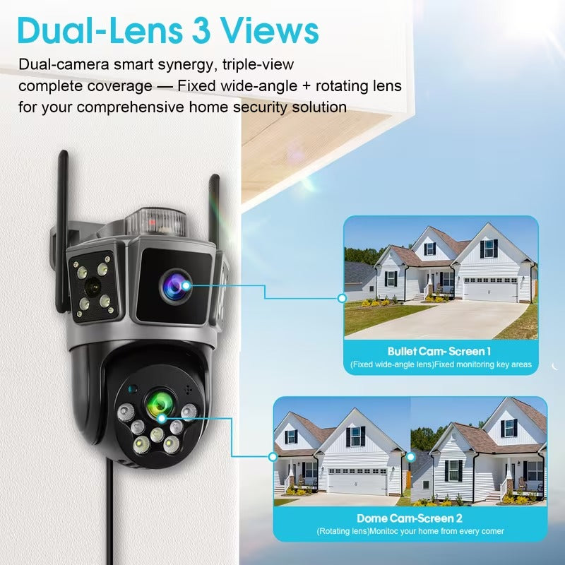 Security Camera-Wifi and  Dual-Lens