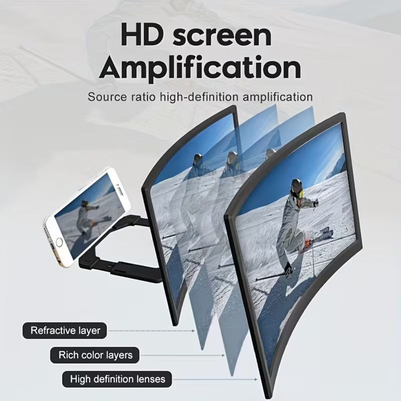 Curved HD SmartPhone Screen Magnifier