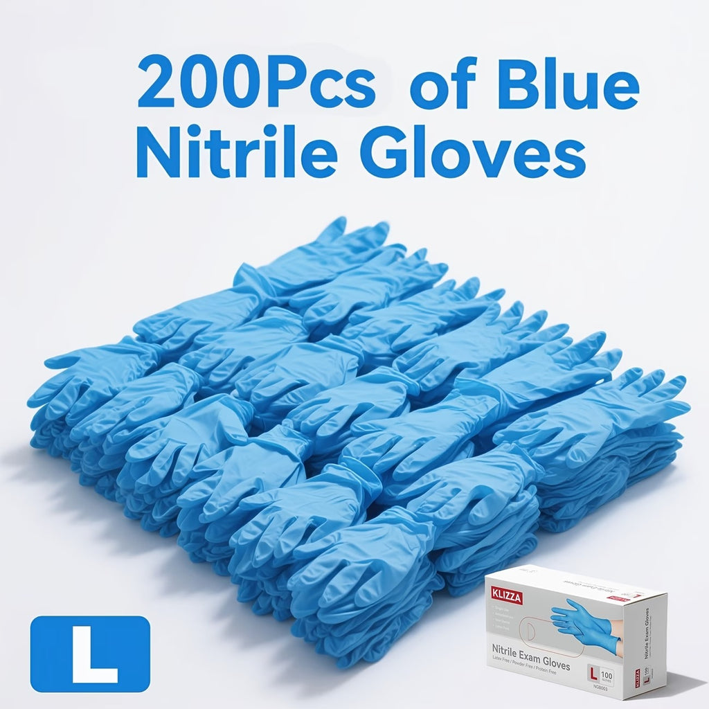Blue Disposable Gloves