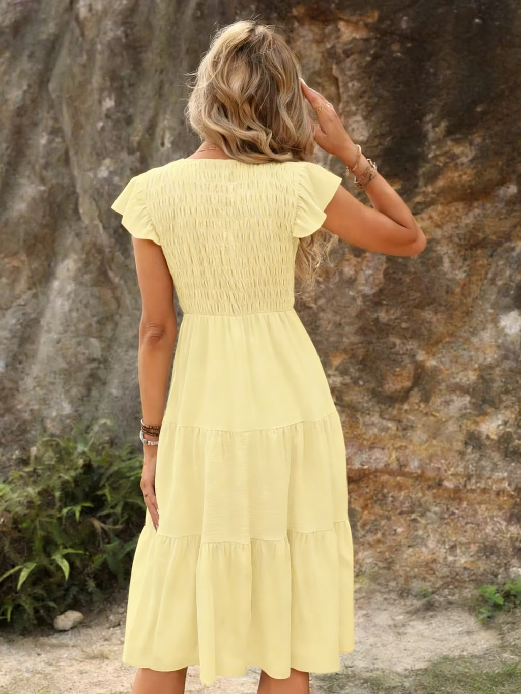 Bohemian Yellow Dress