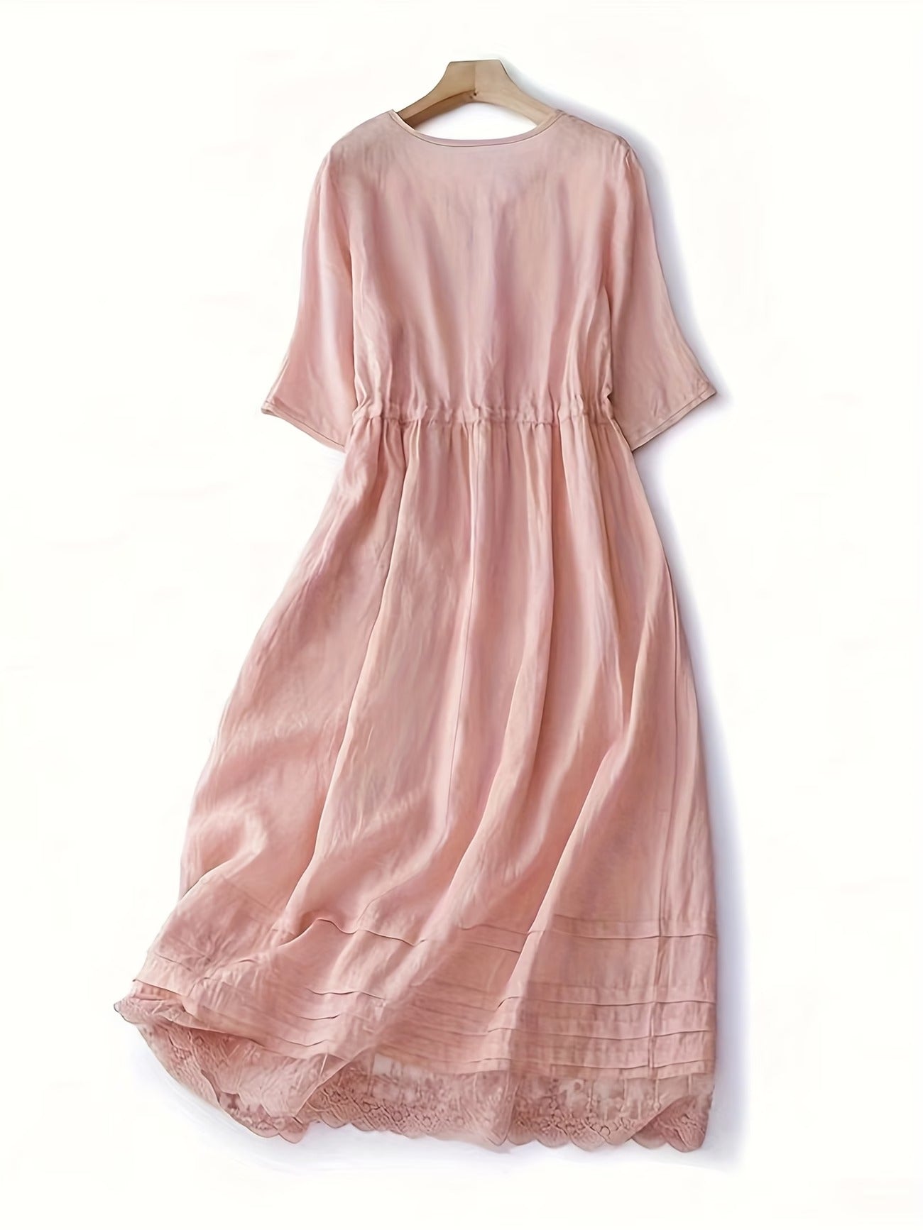 Spring Solid Color Dress