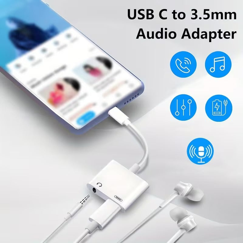 USB C, Type C Audio Adapter