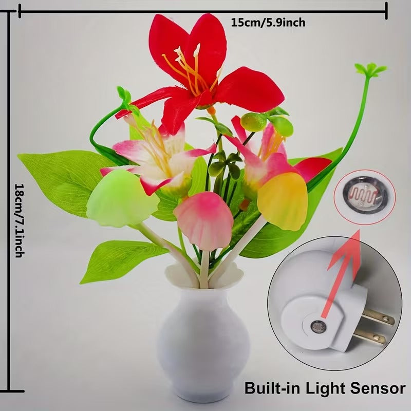 Flower Plug In Night Light