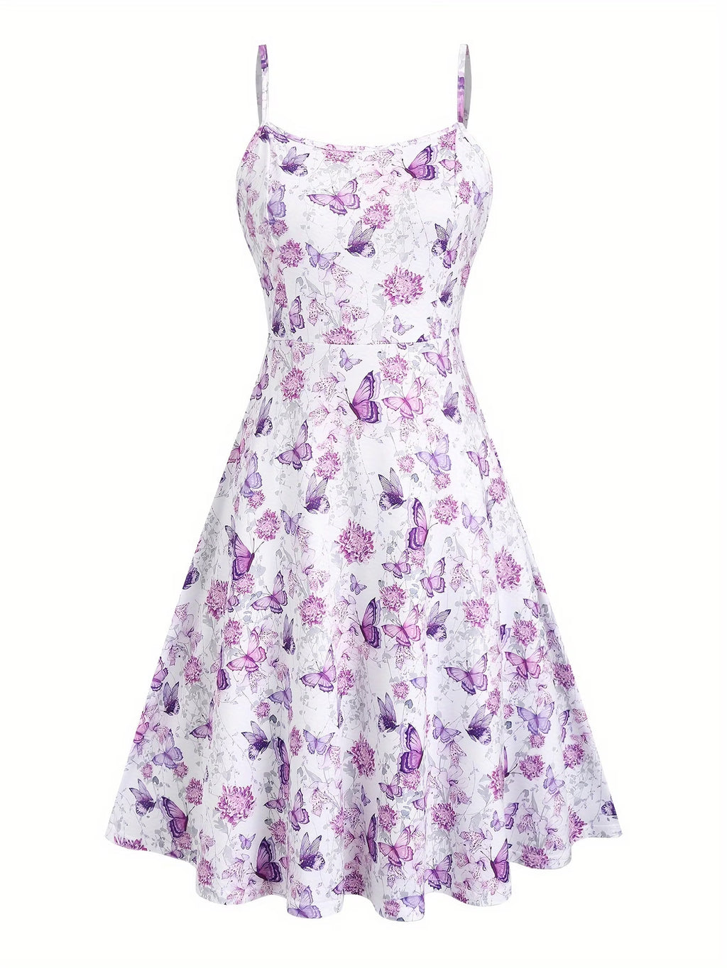 Printed A-Line Resort Vest Dress