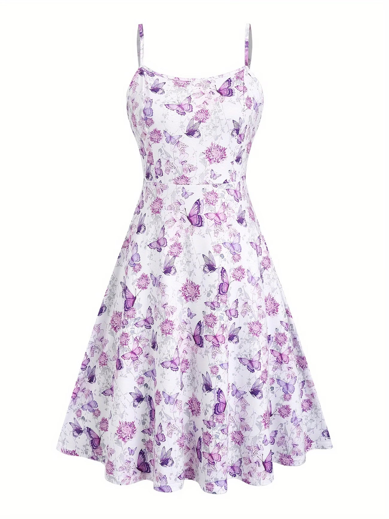 Printed A-Line Resort Vest Dress