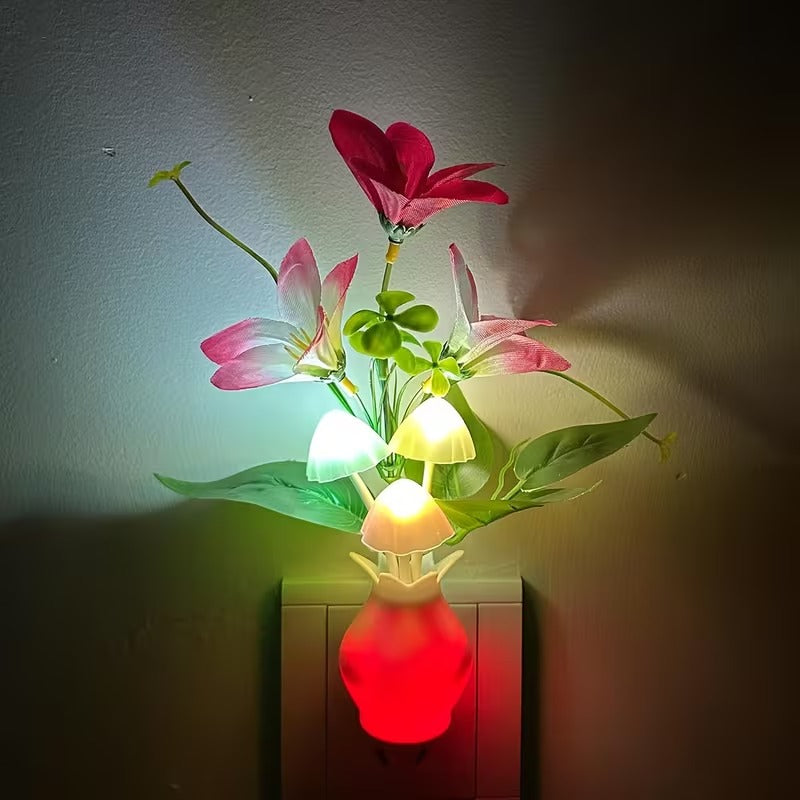 Flower Plug In Night Light