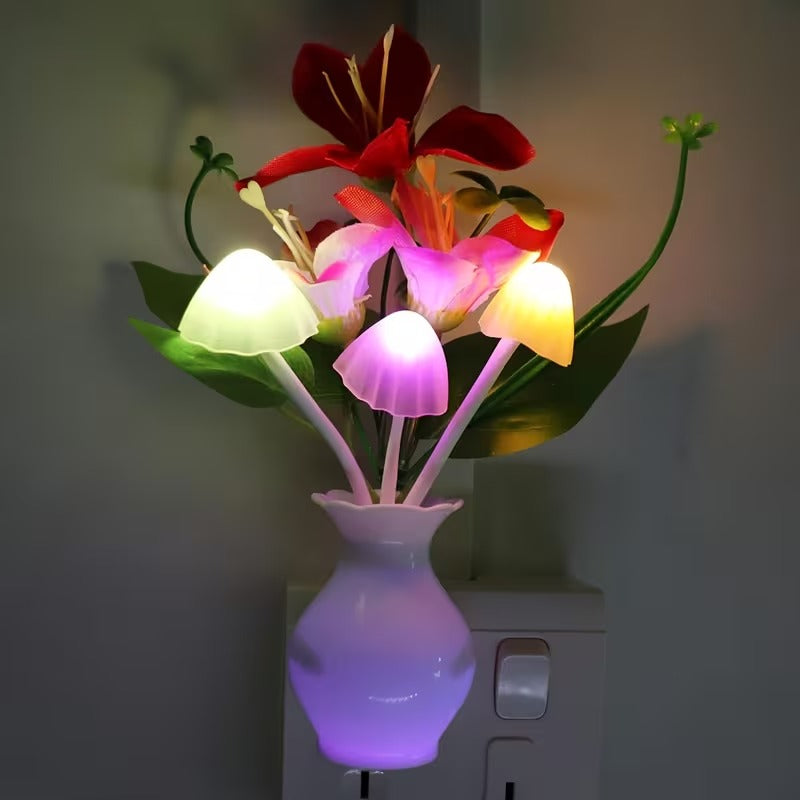 Flower Plug In Night Light
