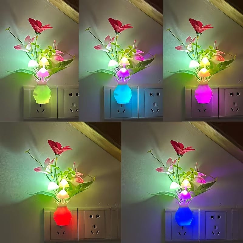 Flower Plug In Night Light