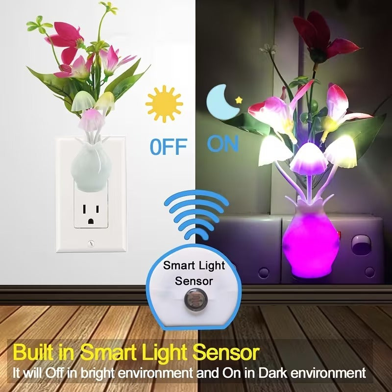 Flower Plug In Night Light
