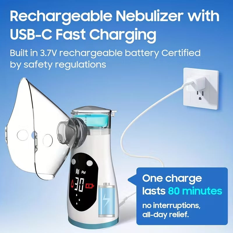 Nebulizer Machine Portable Rechargeable Device