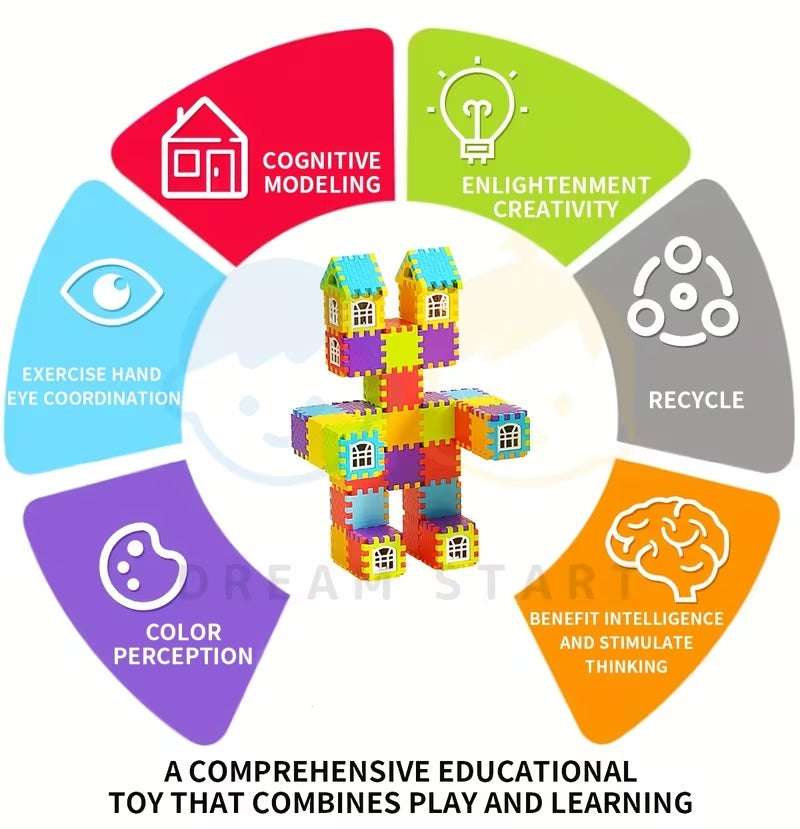 Interlocking Plastic Bricks