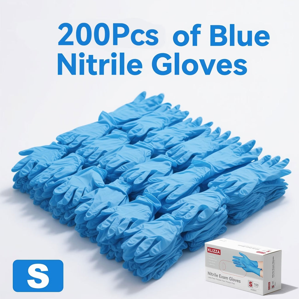 Blue Disposable Gloves