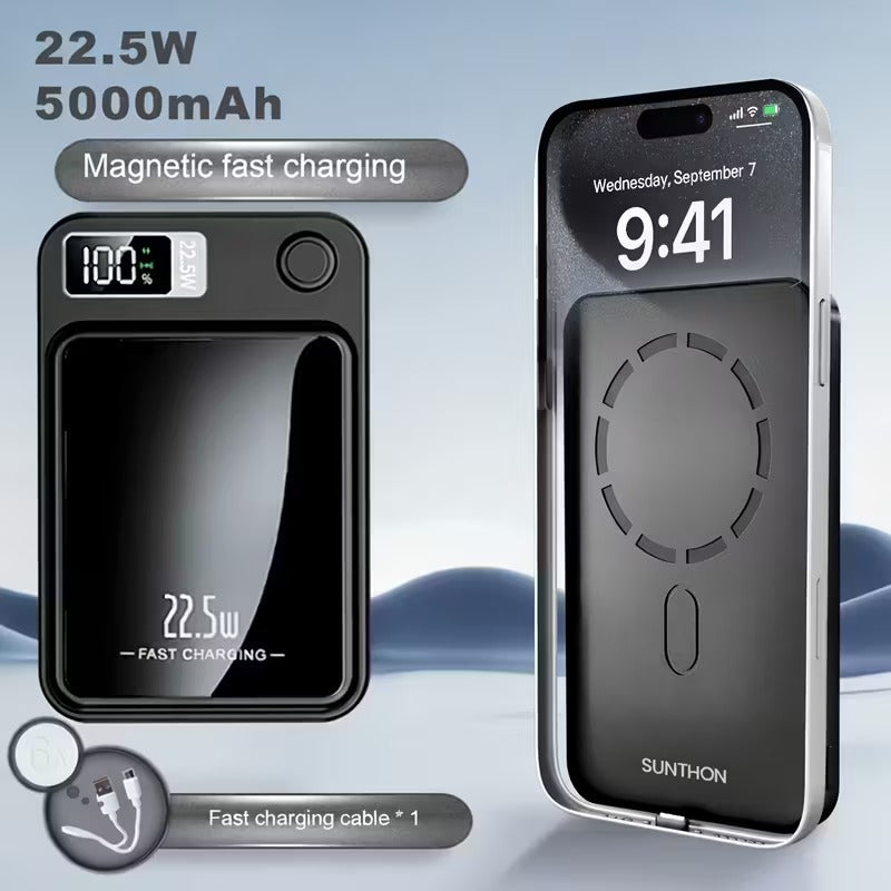 Magnetic Wireless Charging Power Bank