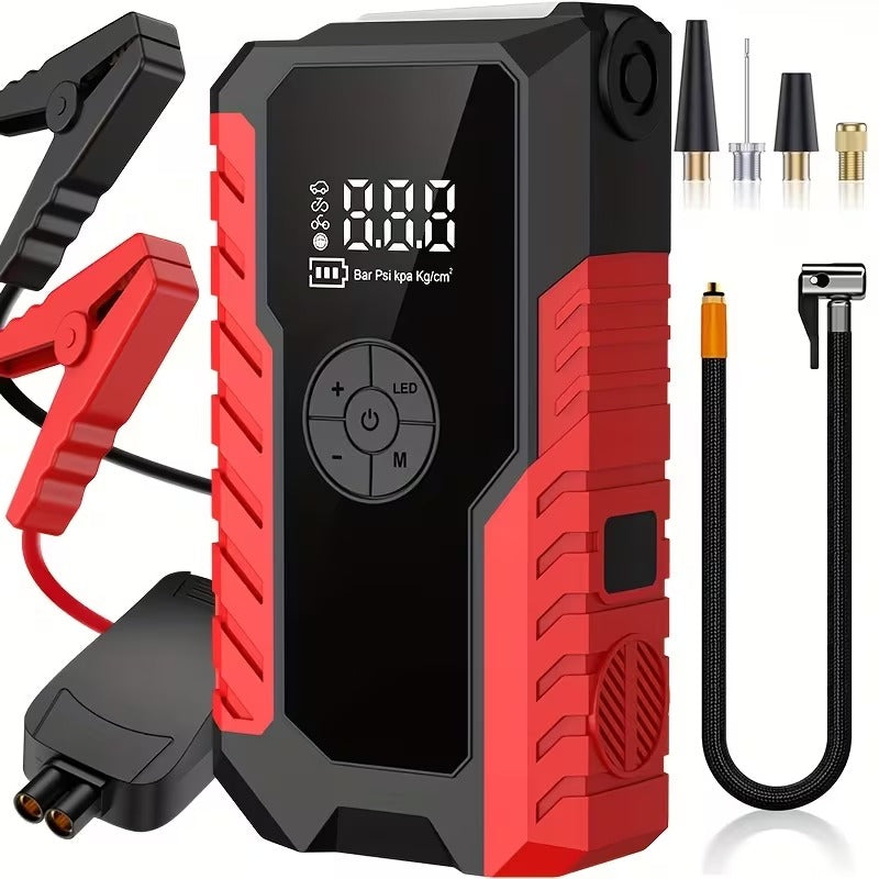 Portable Car Emergency Starter Power Supply, 12V Car Battery Charger