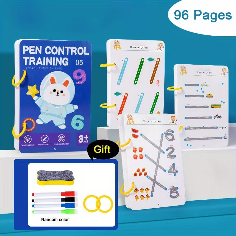 Page Learning Workbook with Tracing & Writing Activities