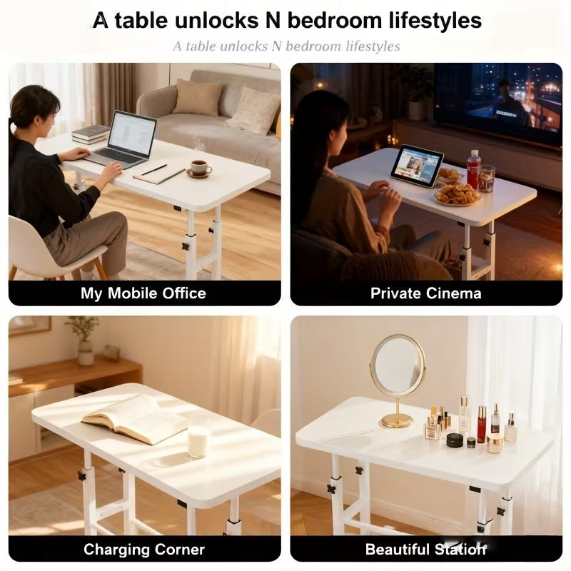 Folding Table with Wheels