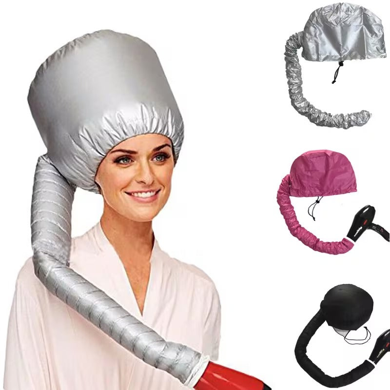 Portable Hair Bonnet Dryer Cap Diffuser Steamer