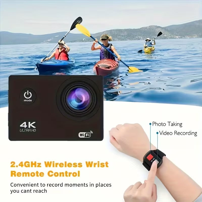 4K Action Camera, with 32G Memory Card
