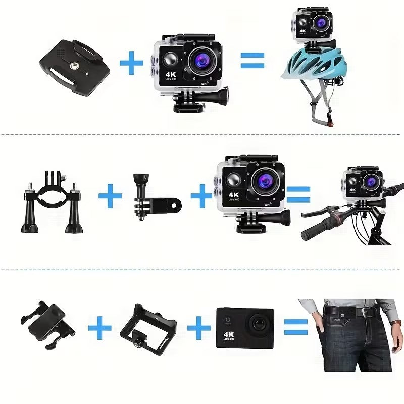 4K Action Camera, with 32G Memory Card