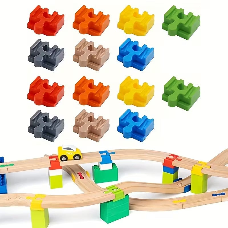 Colorful Train Track Connectors