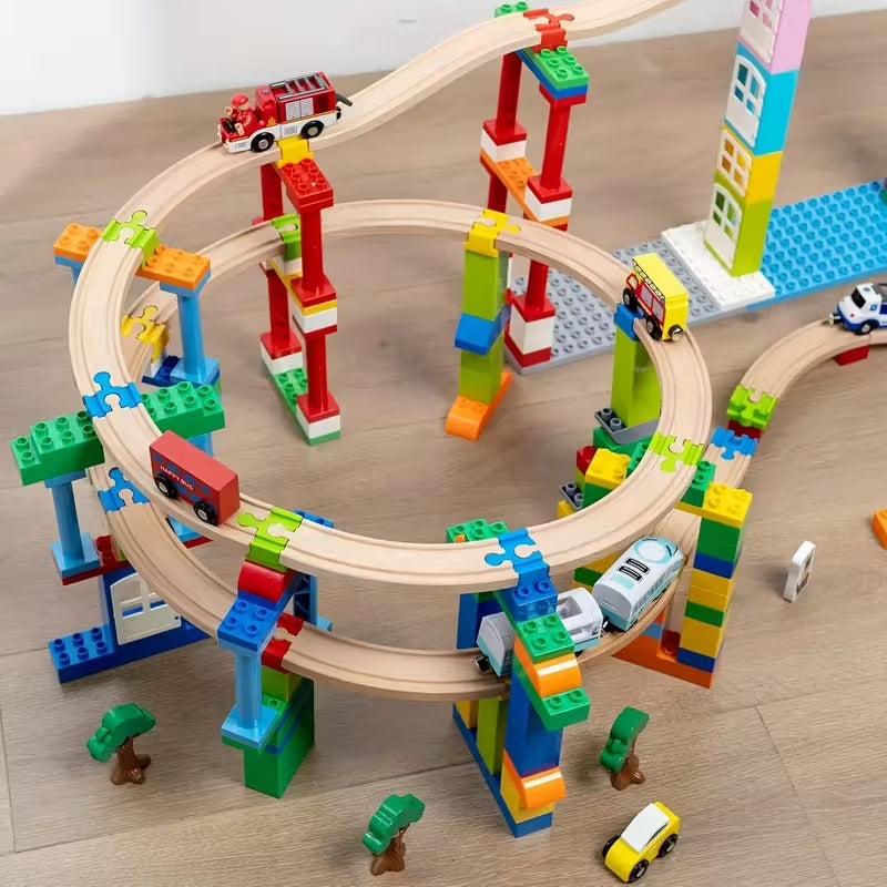 Colorful Train Track Connectors