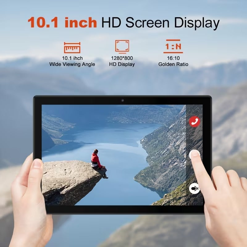 10.1 Inch Android 15 Tablet With Keyboard